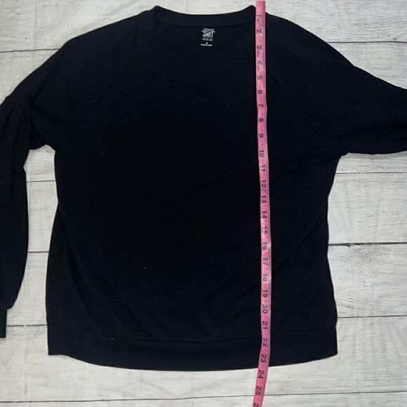 Matilda Jane Clothing MJ Good Hart Hillsboro Sweatshirt Black Balloon Sleeves S - Picture 6 of 8